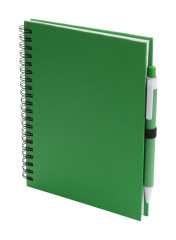 notebook zelená