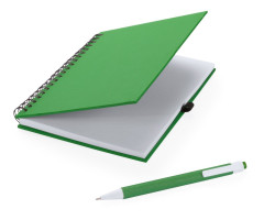 notebook zelená
