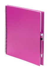 notebook růžová