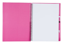 notebook růžová