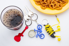 keyring černá