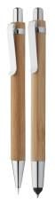 bamboo pen set přírodní