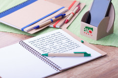 notebook žlutá