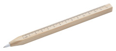 ballpoint pen with ruler přírodní