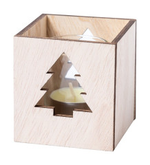 Christmas candle, tree